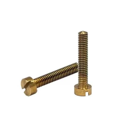 2BA x 1/2" Phosphor Bronze Slotted Cheese Head Screw - qty 10
