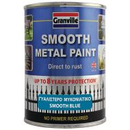 Granville Smooth Finish Metal Paint - Blue - 750ml Tin