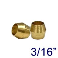 Brass Compression Olive for 3/16" Pipe