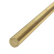 3/16" BSW Brass Studding (Threaded Rod) - 12" Length
