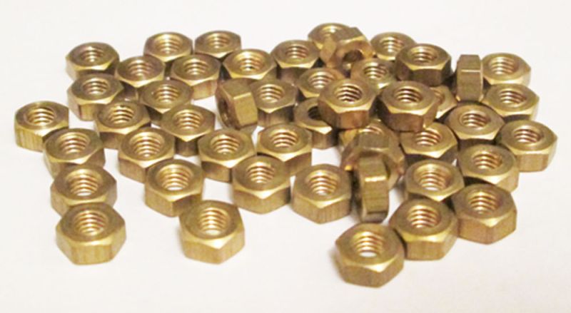 BSF and BSW Brass Full Nuts